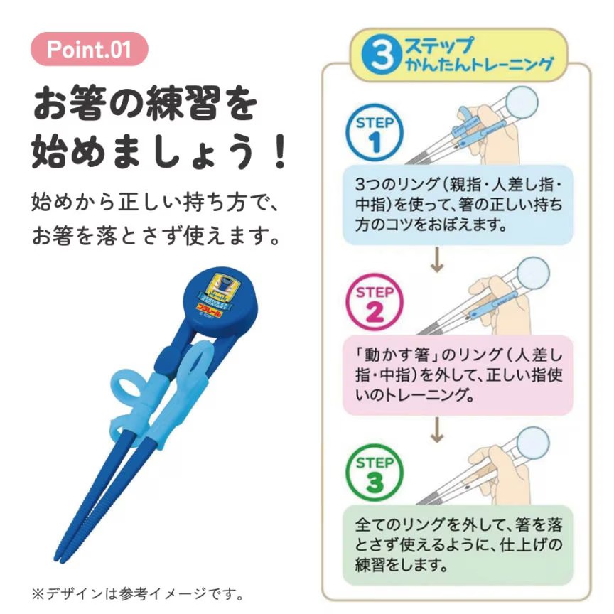 ⎪厭世文具⎪日本 SKATER兒童學習筷 麵包小偷超人氣繪本-細節圖4