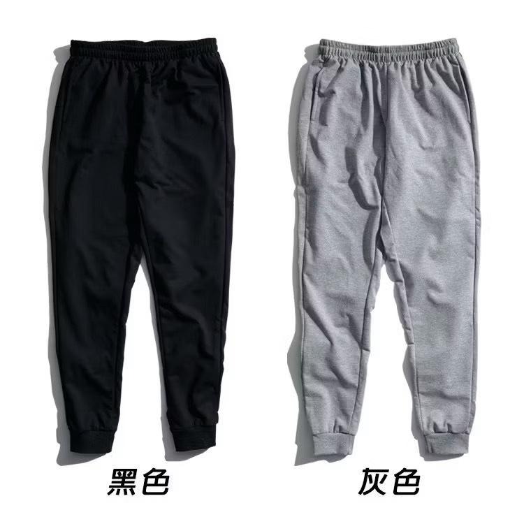 【大津生活服飾】ONE DAY 台灣製 縮口棉長褲 拉鍊口袋褲 棉長褲 休閒褲 運動褲 褲子 棉褲 縮口棉褲-細節圖3