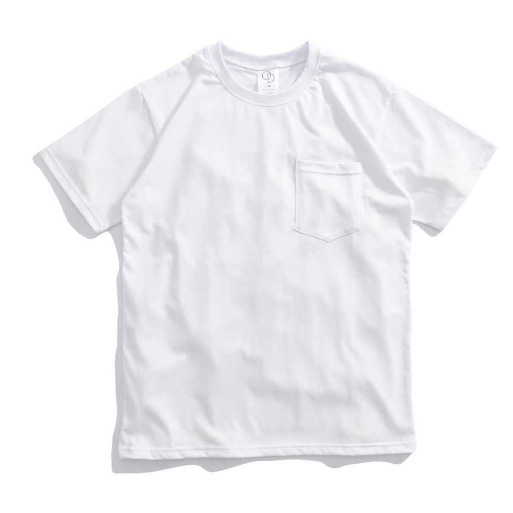 【大津生活服飾】ONE DAY 台灣製 663 口袋素T 寬鬆衣服 短袖衣服 T恤 短T 素T 寬鬆短袖 寬鬆素T-規格圖6