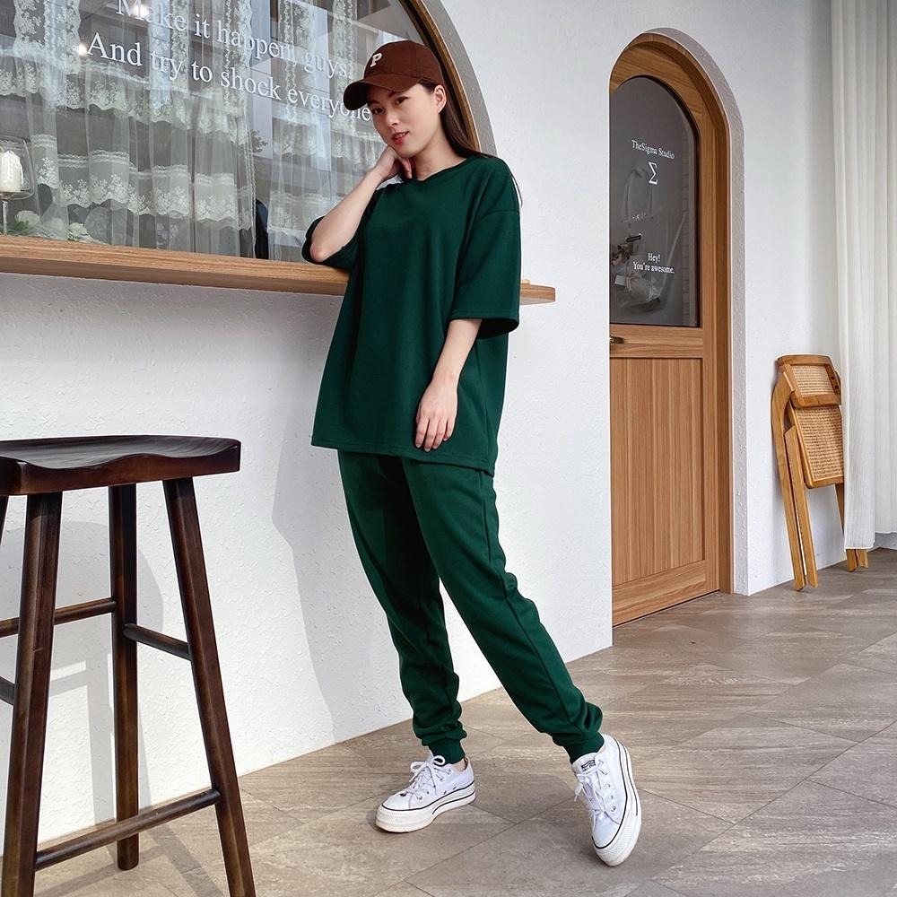 【大津生活服飾】ONE DAY 台灣製 460 縮口棉長褲 縮口褲 棉長褲 運動褲-細節圖3