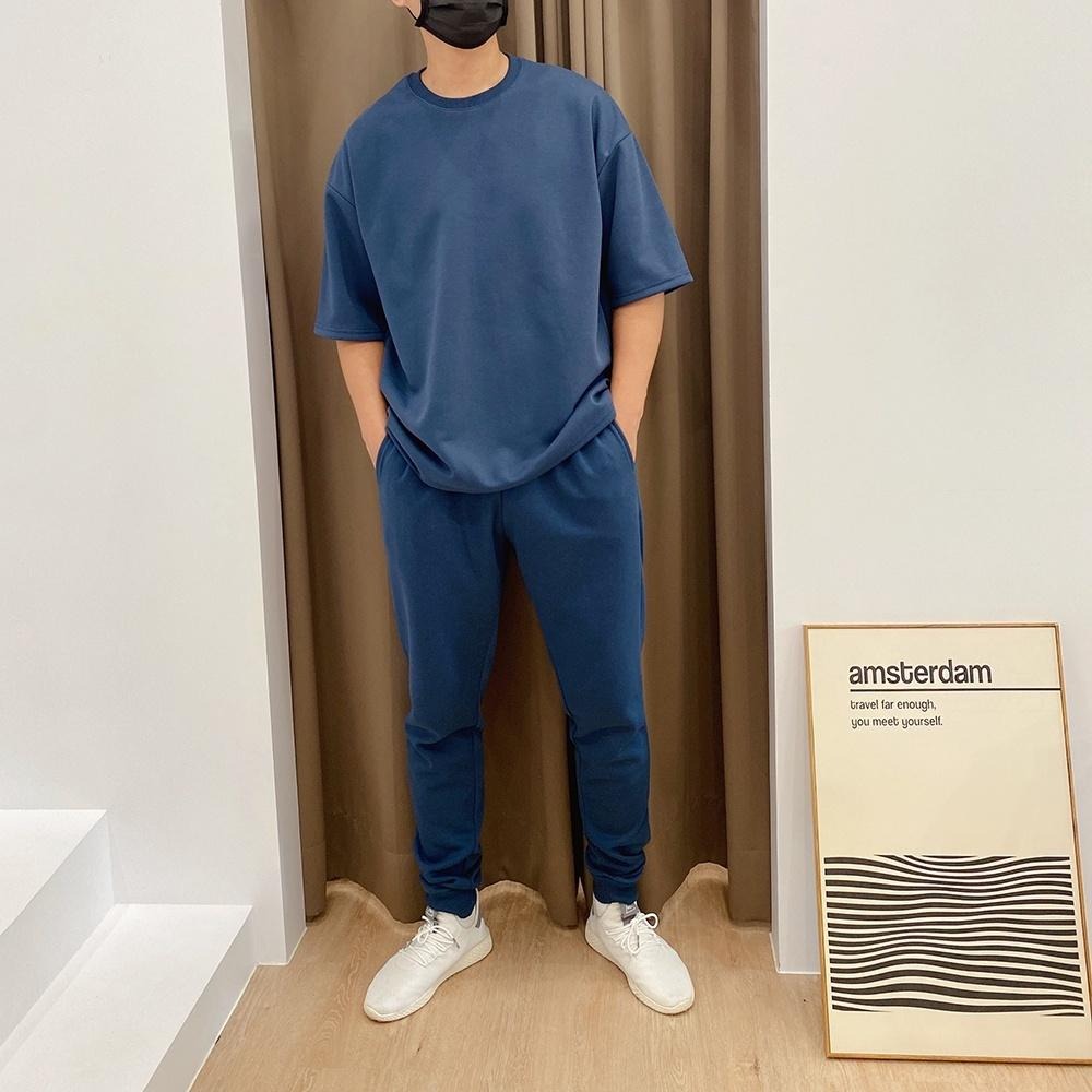 【大津生活服飾】ONE DAY 台灣製 460 縮口棉長褲 縮口褲 棉長褲 運動褲-細節圖6