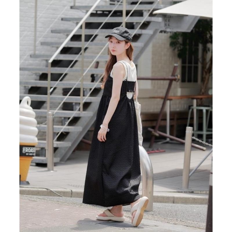 【現貨】孤品 日系選品💕kas日單 百搭經典緹花吊帶裙 連衣裙 洋裝-細節圖7