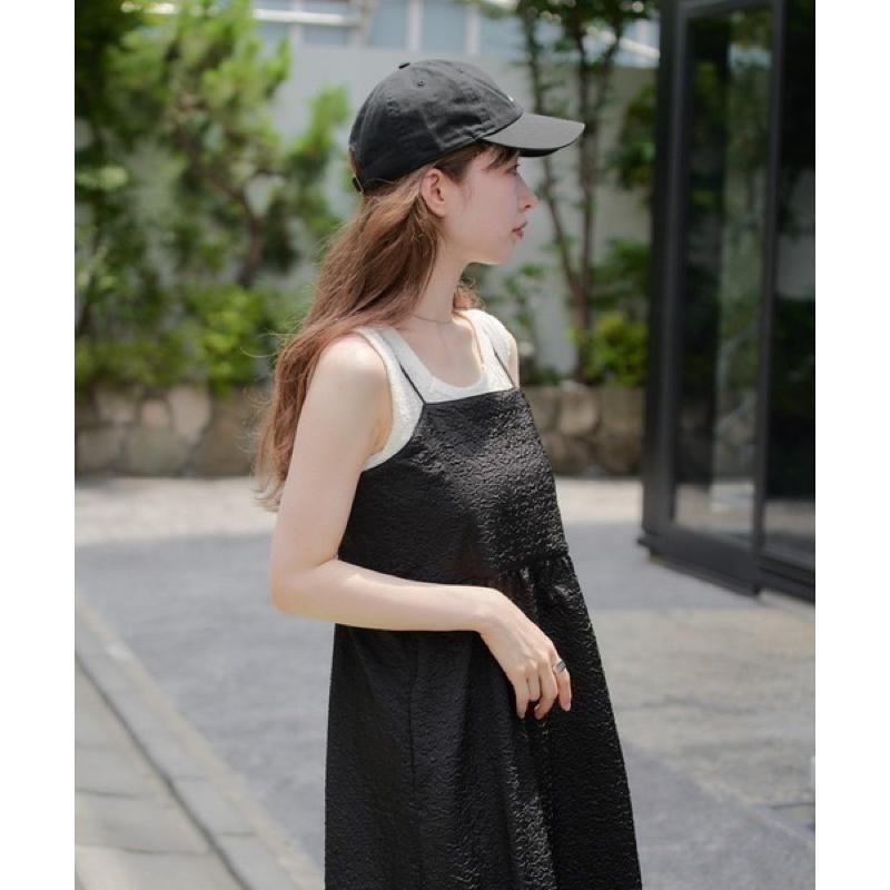 【現貨】孤品 日系選品💕kas日單 百搭經典緹花吊帶裙 連衣裙 洋裝-細節圖9