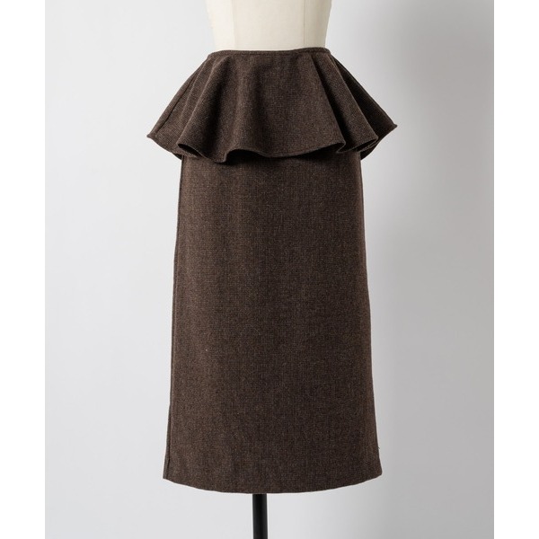 【現貨】日系選品💕moi日單 秋冬新款羊毛混紡毛呢 質感長裙+披肩 2件套裝-規格圖10