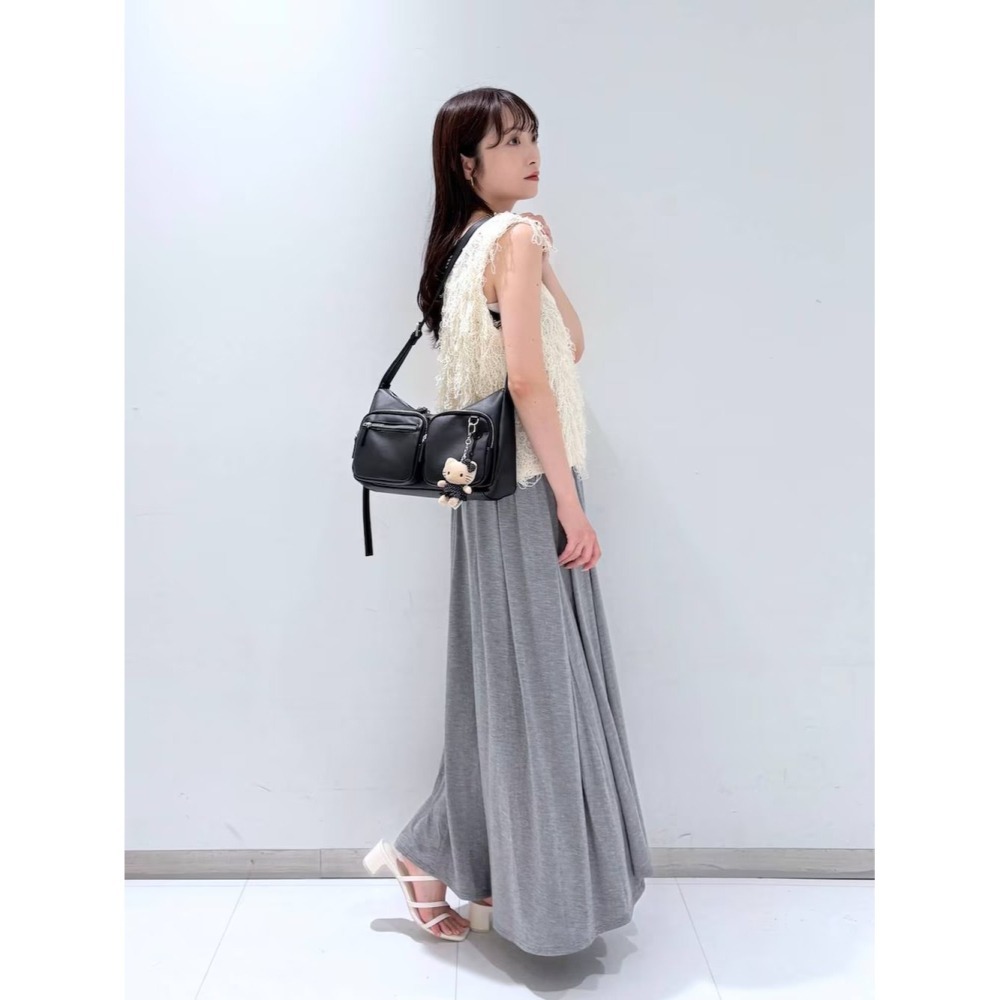 【現貨】日系選品💕LF日單 2WAY百搭造型口袋肩背包 單肩包 斜背包-細節圖3