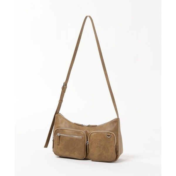 【現貨】日系選品💕LF日單 2WAY百搭造型口袋肩背包 單肩包 斜背包-規格圖11