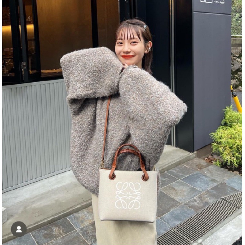 【預購】日系選品💕Hin日單  日系純色圓領混色慵懶寬鬆落肩針織毛衣 上衣-細節圖11