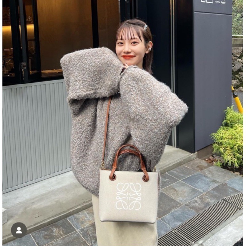 【預購】日系選品💕Hin日單  日系純色圓領混色慵懶寬鬆落肩針織毛衣 上衣-細節圖11