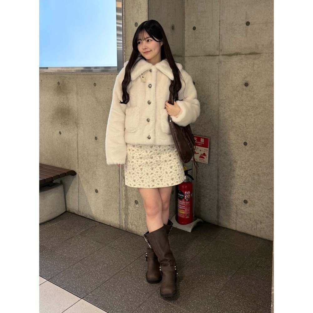 【現貨+預購】日系選品💕tina日單 可愛復古日系感碎花裙-細節圖11