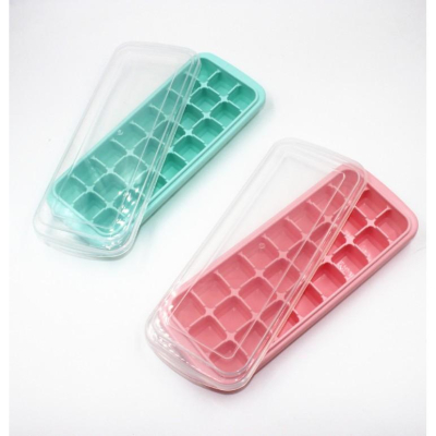 帶蓋製冰盒 24格冰塊盒 寶寶輔食盒 矽膠冰塊盒 製冰器 冰磚盒 冰塊盒