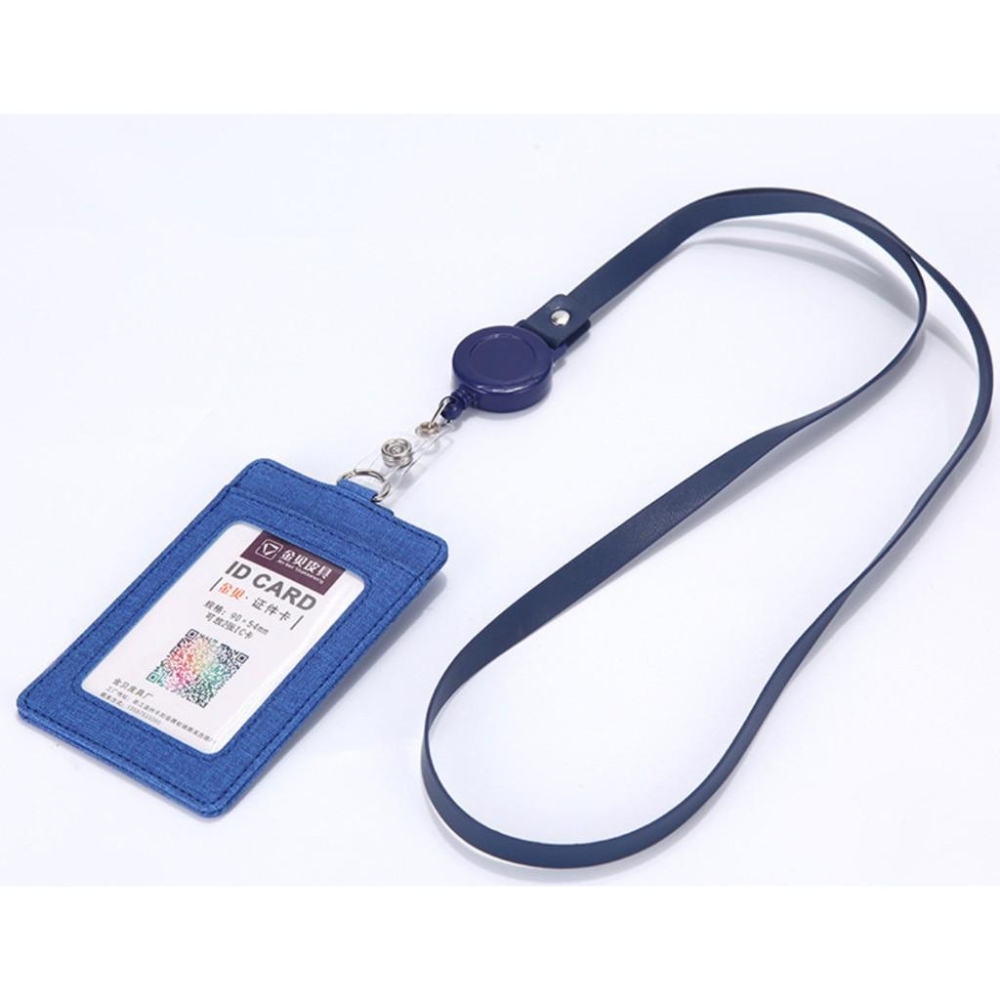 直式可伸縮繩子 識別證件套 /悠遊卡套/門禁卡/信用卡套/名片套 證件套 工作證套-細節圖5