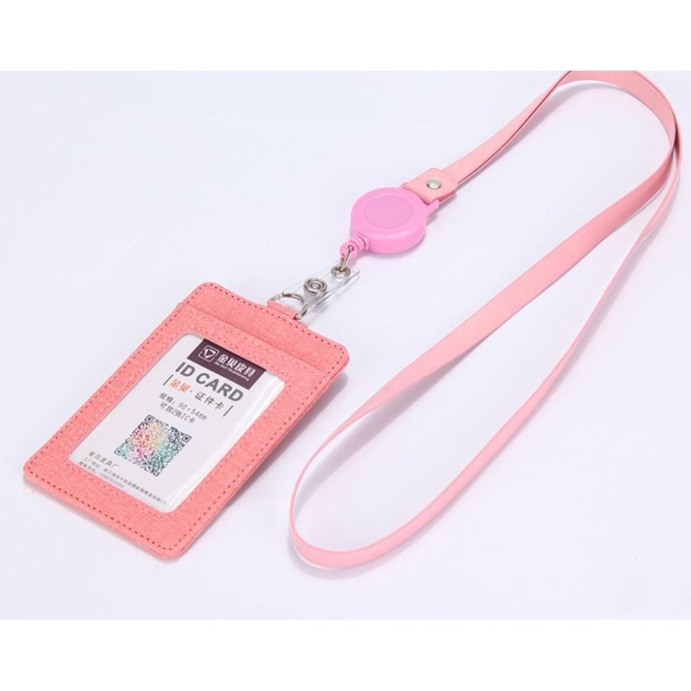 直式可伸縮繩子 識別證件套 /悠遊卡套/門禁卡/信用卡套/名片套 證件套 工作證套-細節圖6