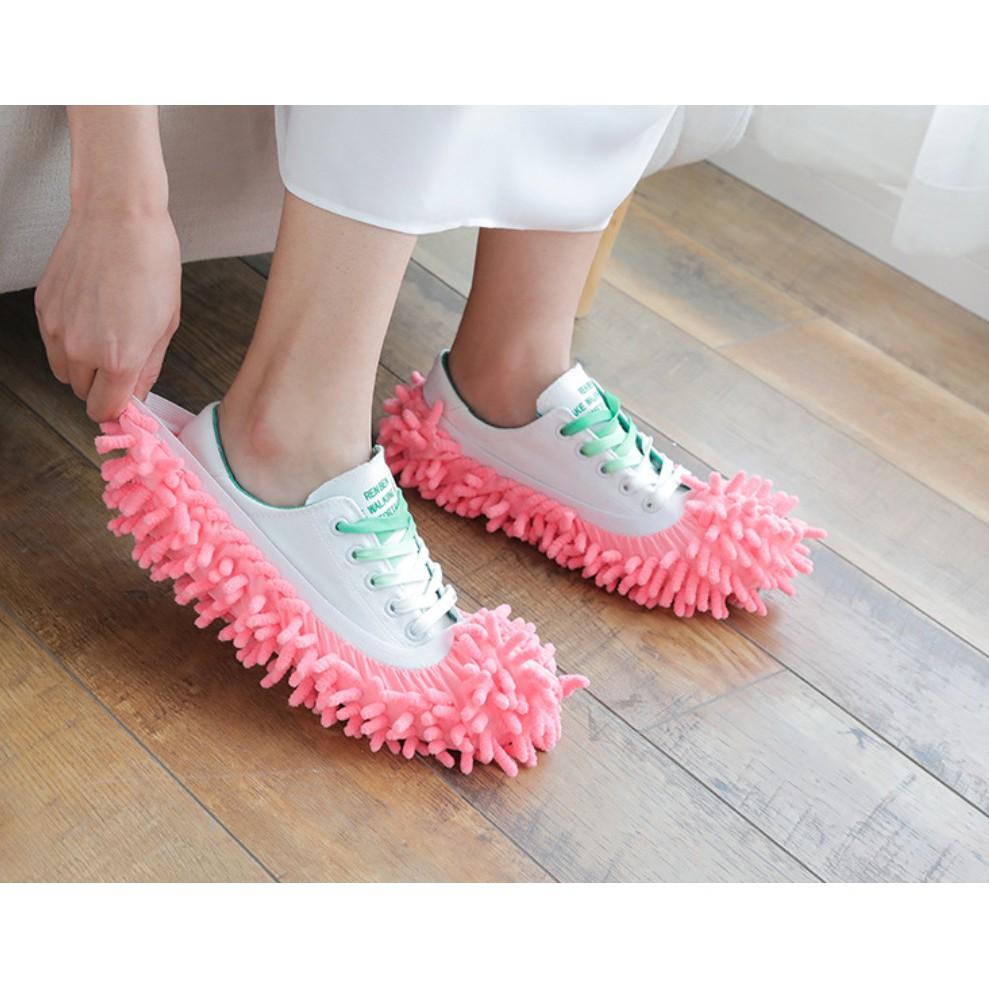 雪尼爾拖地鞋套/懶人鞋拖把/拖地拖鞋/擦地襪/懶人擦地鞋套/清潔鞋套-細節圖3