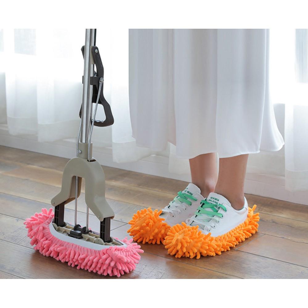 雪尼爾拖地鞋套/懶人鞋拖把/拖地拖鞋/擦地襪/懶人擦地鞋套/清潔鞋套-細節圖5