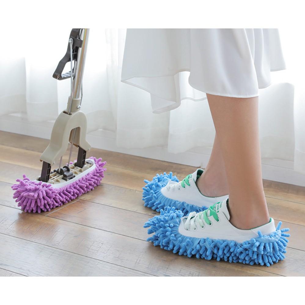 雪尼爾拖地鞋套/懶人鞋拖把/拖地拖鞋/擦地襪/懶人擦地鞋套/清潔鞋套-細節圖6