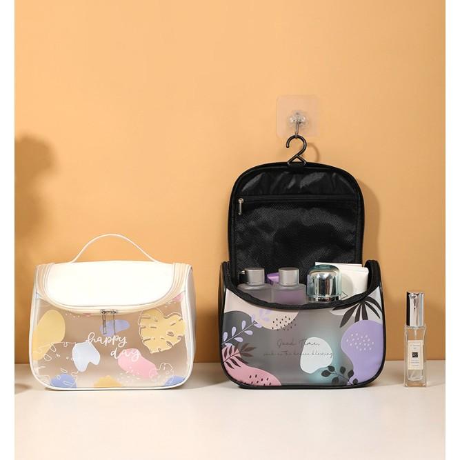 大容量手提前開化妝包 盥洗包 防水包 洗漱包 旅行收納包 萬用包 手提包 登機小包-細節圖2