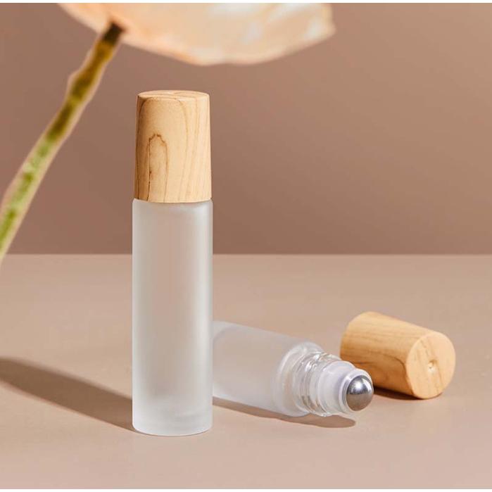 仿木紋滾珠瓶 精油瓶 精油滾珠瓶 玻璃分裝瓶 木紋蓋滾珠瓶 多特瑞精油瓶-細節圖4