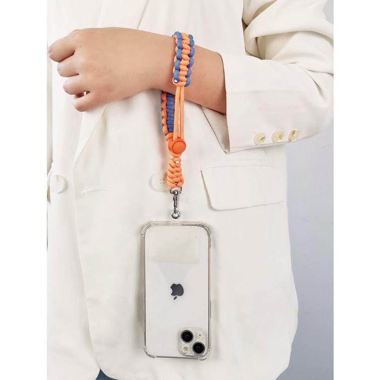 歐洲必備 可調式手機防搶繩 防盜手腕繩 伸縮手機繩 編織手機掛繩  手機手腕掛繩 手機防丟繩 手腕繩-細節圖2