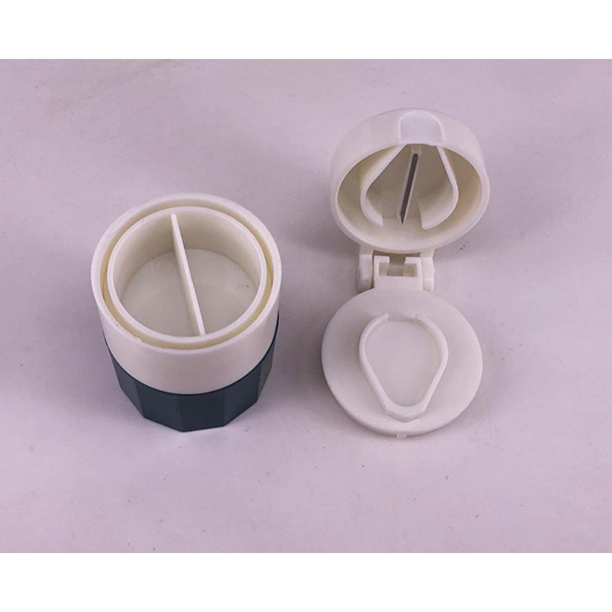 多功能切藥盒 切葯盒 磨藥器 磨藥粉 切藥器 磨藥盒 切藥盒-細節圖3