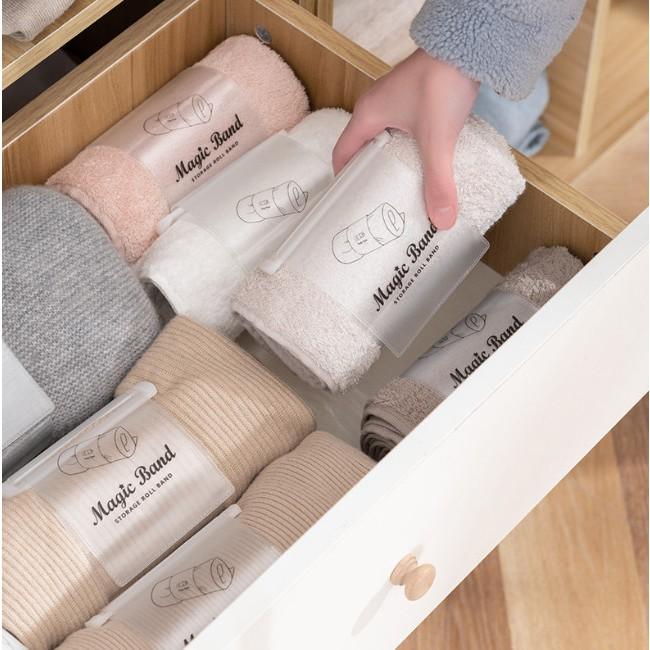 自黏衣服捆帶 旅行收納帶 衣服收納束帶 衣物整理帶 衣物整理捆紮帶-細節圖2