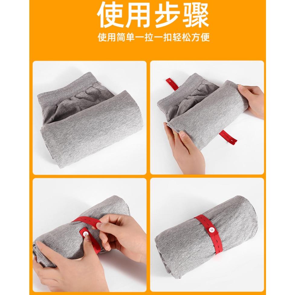 出國行李收納捆帶 衣服拉拉捲收納帶 棉被綑綁帶 旅行衣物捆綁帶 收納鬆緊帶-細節圖7