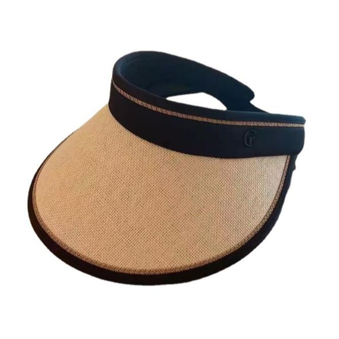 草編空頂帽 沙灘帽 防紫外線 大帽沿遮陽帽 防曬帽 海灘帽 空頂草帽-細節圖6