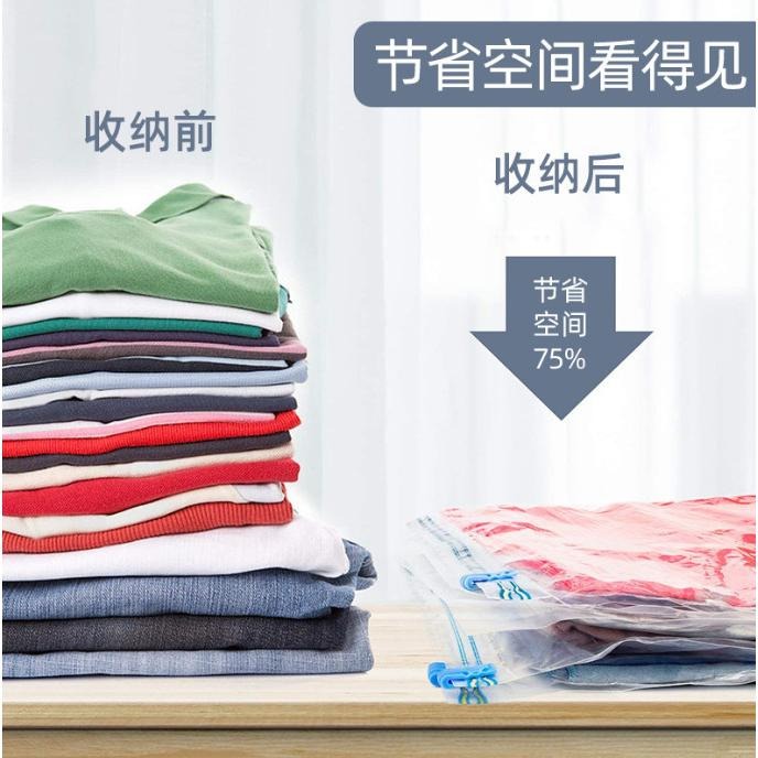 壓縮袋 衣服收納袋 真空壓縮袋 旅行用手捲式真空袋 壓縮袋衣物收納袋 免抽氣手卷壓縮袋-細節圖6