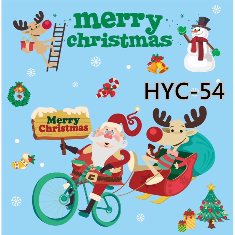 聖誕靜電貼-HYC-54