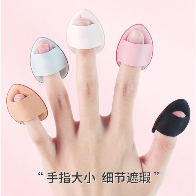 尖粉撲 手指粉撲  氣墊粉撲 遮瑕粉撲 迷你粉撲 水滴粉撲  化妝海綿-細節圖2