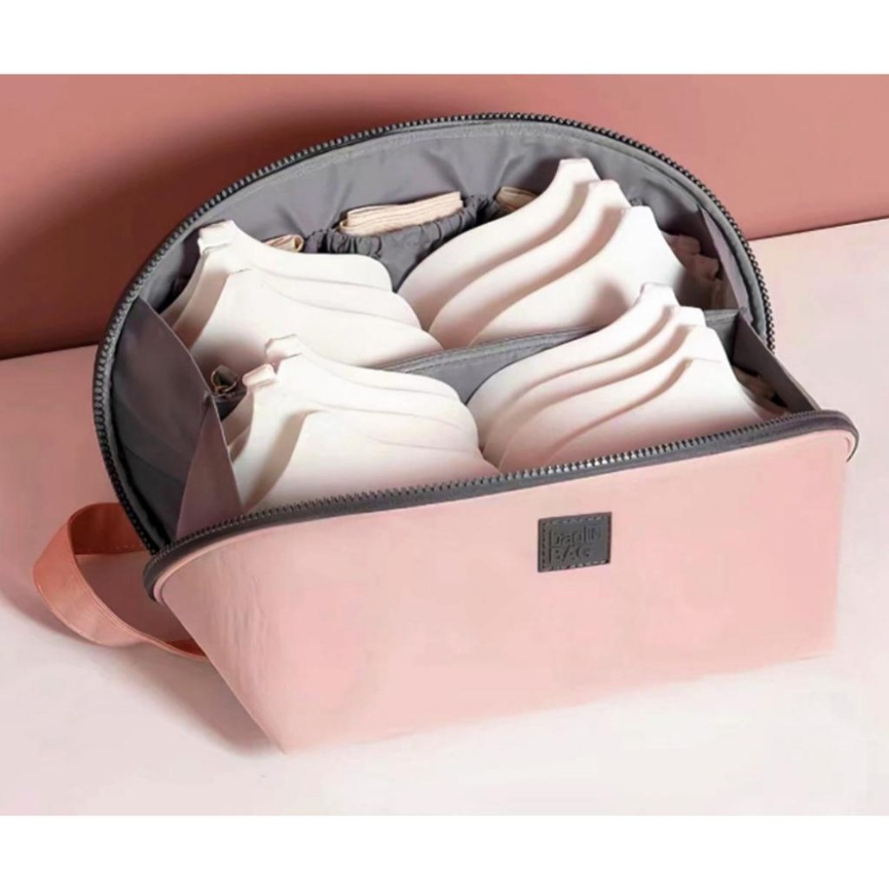 大容量內衣內褲收納包 多功能收納袋 旅行收納袋 半圓內衣收納包-細節圖6