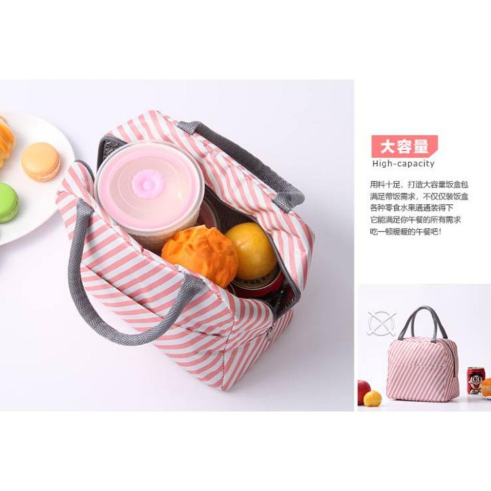 日系保溫手提袋  飲料保冷袋 午餐袋 保鮮袋 餐盒袋 野餐袋 保溫包-細節圖2