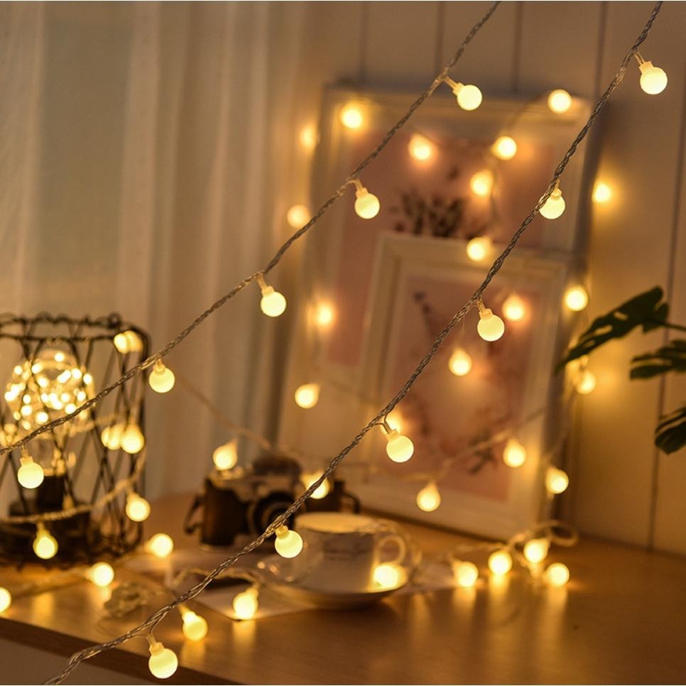 USB - LED 燈串 星星燈 圓球燈 螢火蟲燈 露營燈 銅線燈 派對氣氛燈 聖誕燈 雪花燈小夜燈 暖色燈-細節圖3