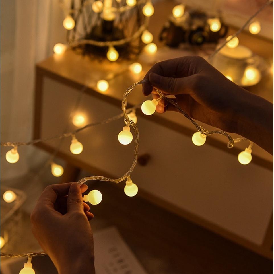 USB - LED 燈串 星星燈 圓球燈 螢火蟲燈 露營燈 銅線燈 派對氣氛燈 聖誕燈 雪花燈小夜燈 暖色燈-細節圖4