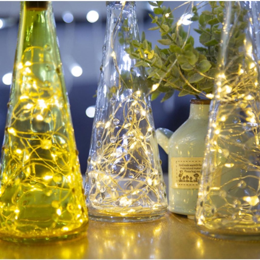 USB - LED 燈串 星星燈 圓球燈 螢火蟲燈 露營燈 銅線燈 派對氣氛燈 聖誕燈 雪花燈小夜燈 暖色燈-細節圖5