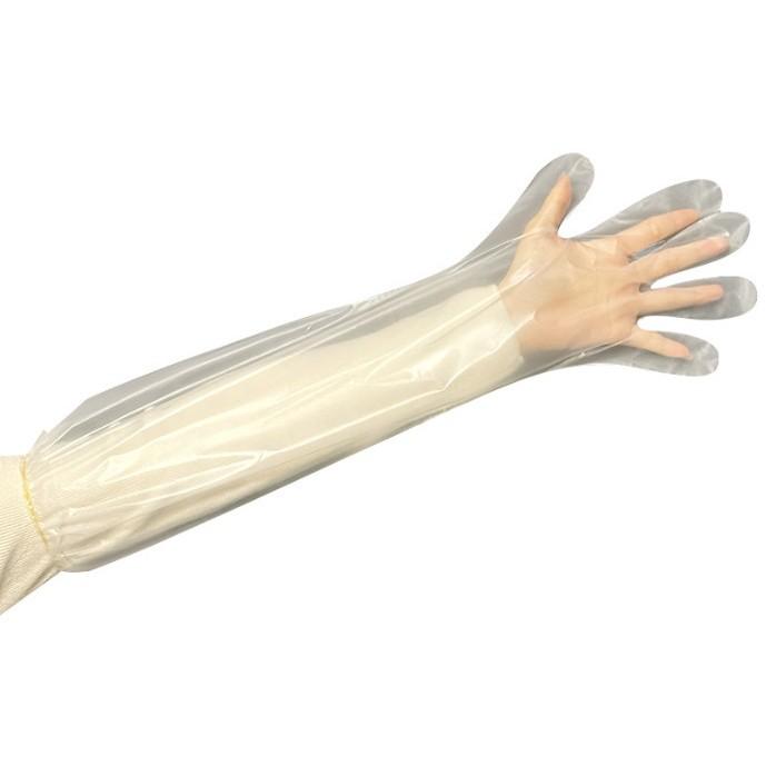 拋棄式加長款家事手套 一次性長袖手套  束口長款手套 家務手套 清潔手套-細節圖4