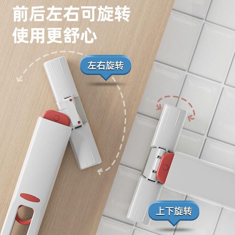 升級款迷你小拖把 可四面旋轉 乾濕兩用 輕鬆脫水 迷你膠棉小拖把 桌面小拖把 迷你小拖把-細節圖2