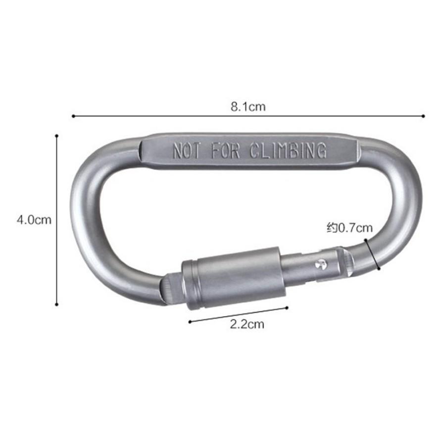 D字扣環 /健行爬山必備D型扣環 掛鉤 掛勾-細節圖2