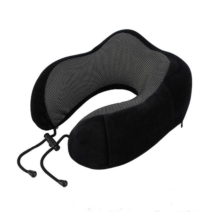 旅行記憶棉頸枕 慢回彈 U形枕 飛機枕 旅行枕 送收納袋 汽車頸枕 U型枕 出國必備-細節圖7