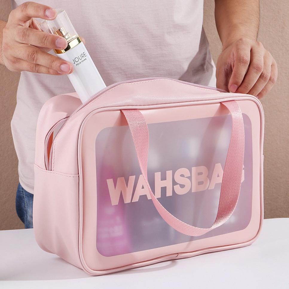 防水透明收納包 防水盥洗包 防水包透明化妝包 化妝包 防水收納袋 洗漱包-細節圖3