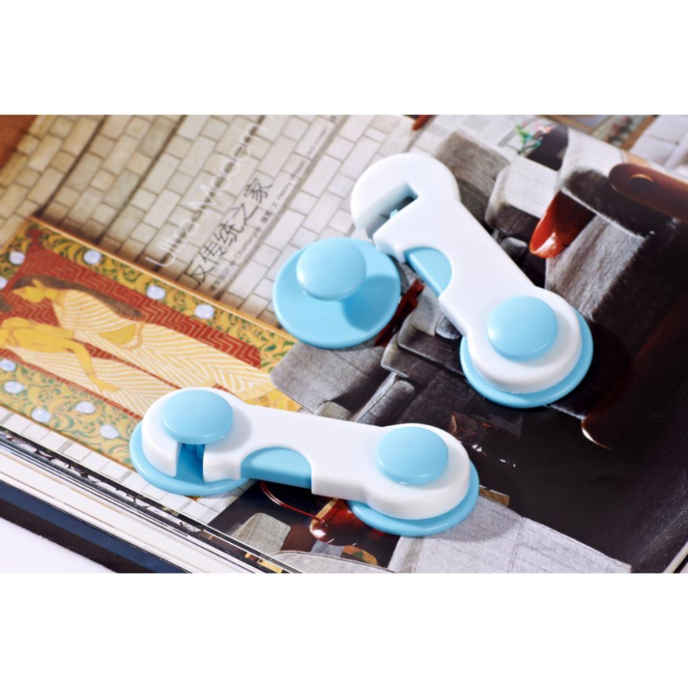 兒童安全扣鎖 抽屜鎖 冰箱鎖 平面鎖扣-細節圖3