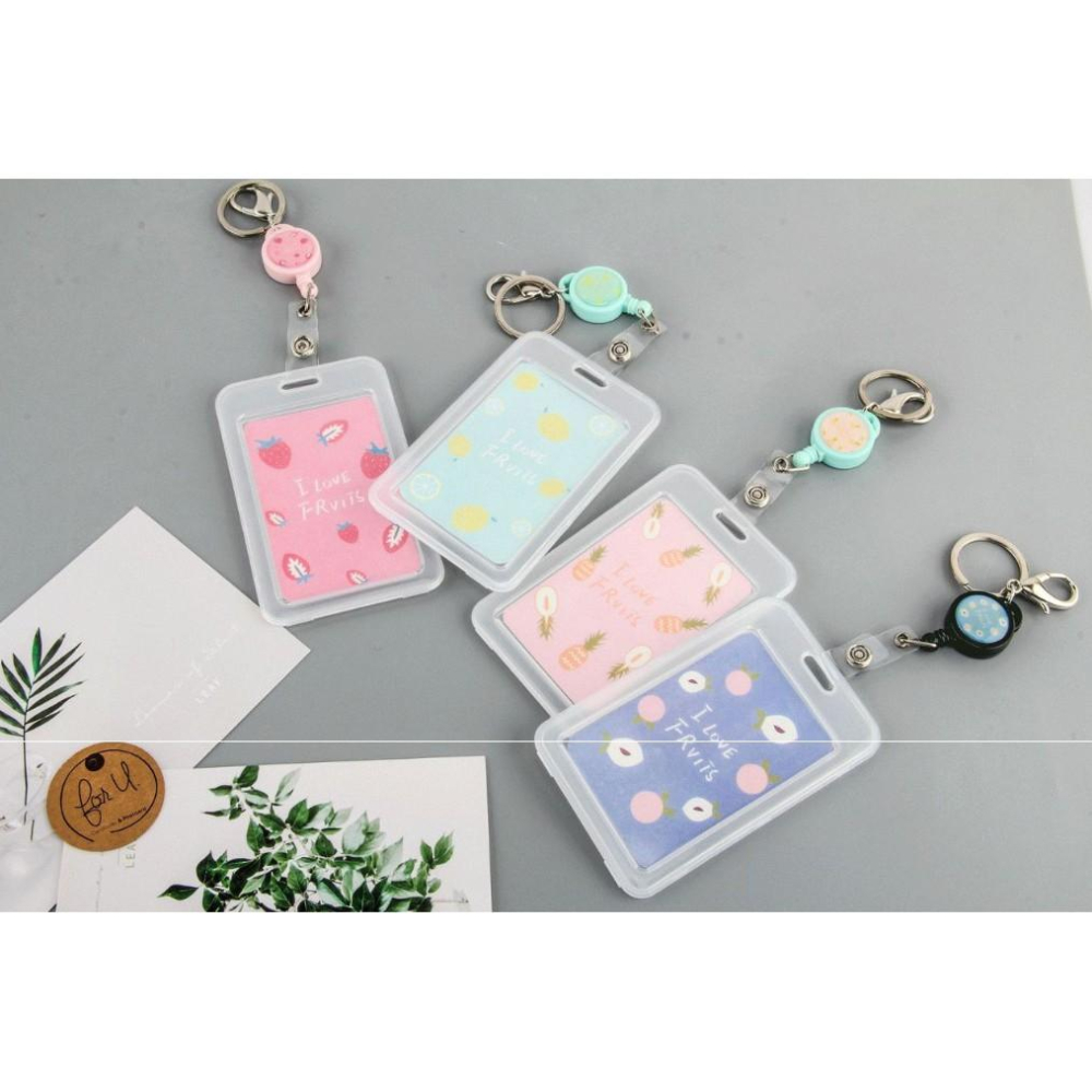 透明卡伸縮扣  悠遊卡票卡伸縮扣 鑰匙扣 門禁卡伸縮扣 證件伸縮扣 證件套 透明卡套-細節圖5