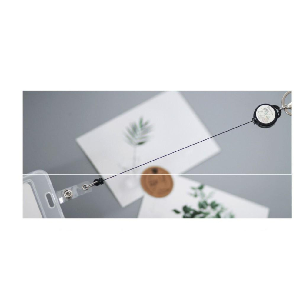 透明卡伸縮扣  悠遊卡票卡伸縮扣 鑰匙扣 門禁卡伸縮扣 證件伸縮扣 證件套 透明卡套-細節圖7