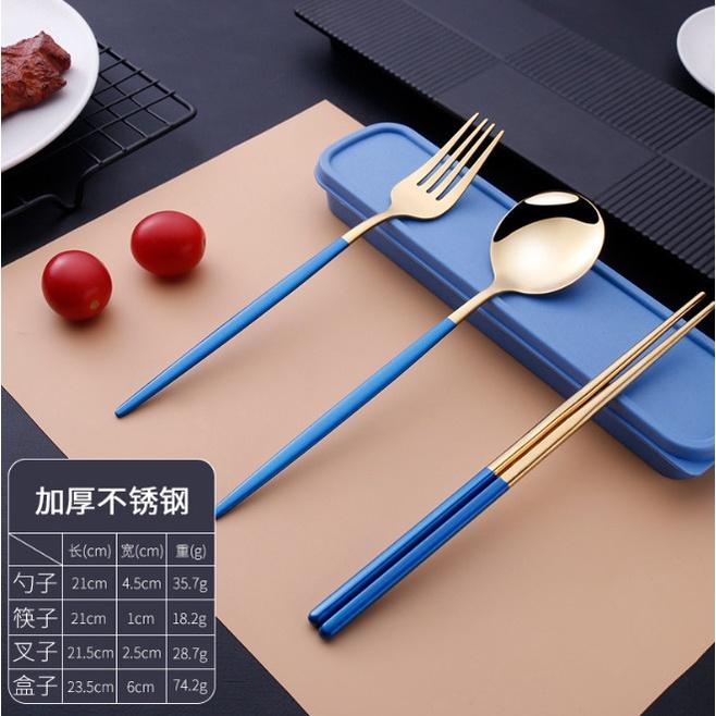 葡萄牙便攜餐具組 不銹鋼餐具組 三件套 環保餐具組 攜帶式餐具 露營餐具-細節圖7