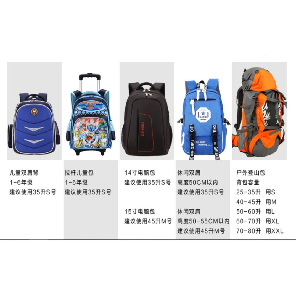 登山包防水罩/背包套防水套/背包防雨罩/背包雨衣70L-細節圖3