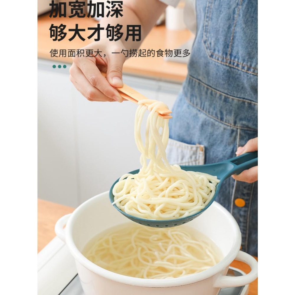 多功能漏勺 多功能撈杓  二合一 撈勺 火鍋勺-細節圖2