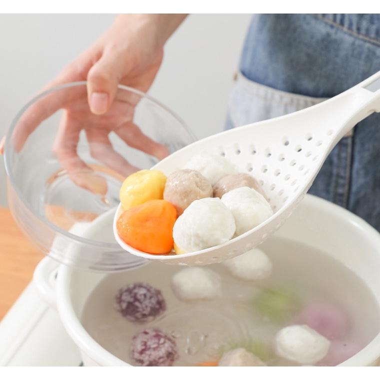 多功能漏勺 多功能撈杓  二合一 撈勺 火鍋勺-細節圖6