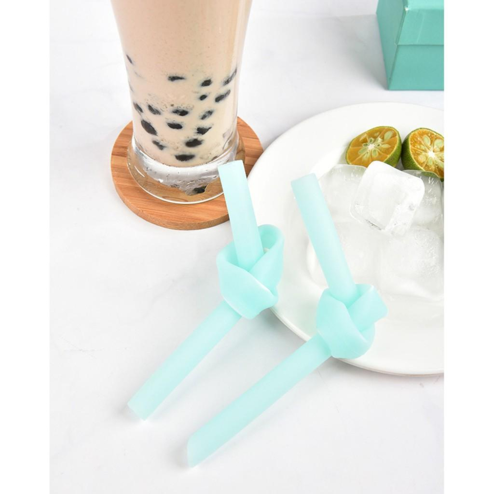 馬卡龍色矽膠吸管環保吸管 可摺疊彩色吸管 重複使用 摺疊吸管-細節圖8