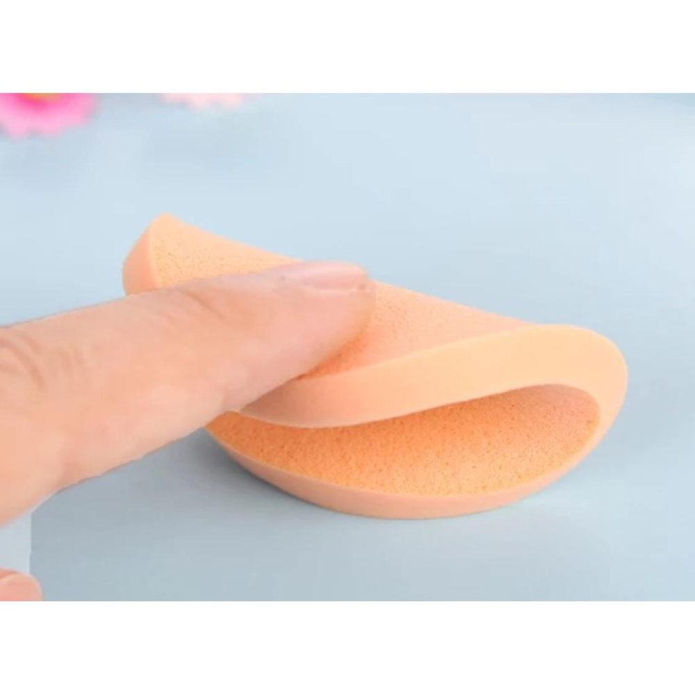 乳膠粉撲(乾濕兩用)  美容師考試必備 蜜粉粉撲 乳膠海綿 粉底液海綿 圓形 方形化妝海綿-細節圖4