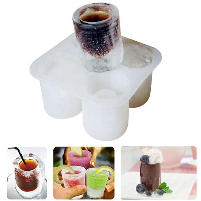 冰杯模具 創意冰格 冰杯 抖音冰美式瀑布 冰塊杯 矽膠冰杯 矽膠冰塊模具-細節圖2