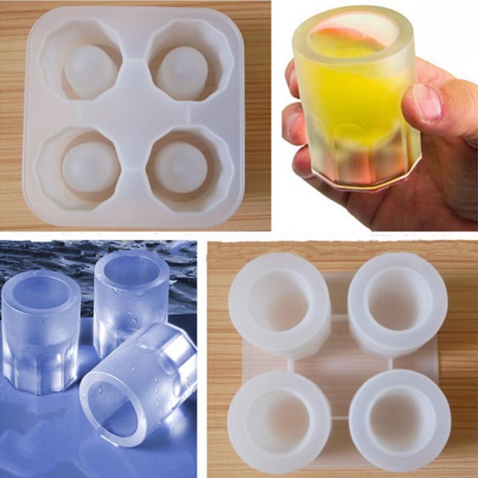 冰杯模具 創意冰格 冰杯 抖音冰美式瀑布 冰塊杯 矽膠冰杯 矽膠冰塊模具-細節圖3